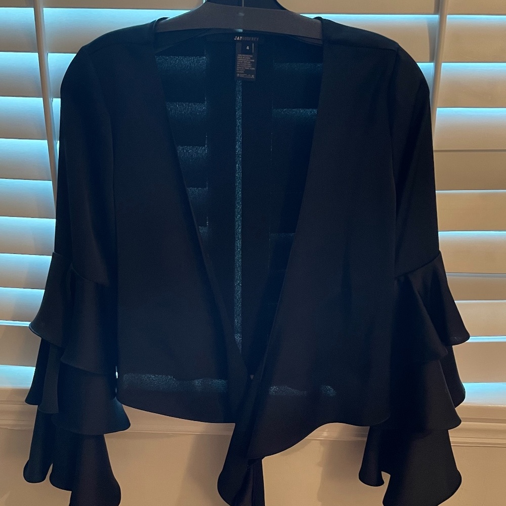 Jay Godfrey wrap around blouse